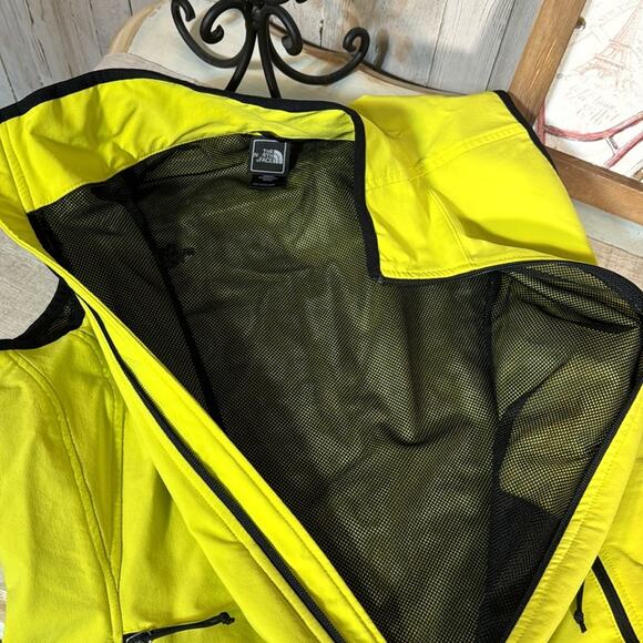 North Face Highlighter Neon Yellow Vest with Black Trim- Size Large - Picture 11 of 12